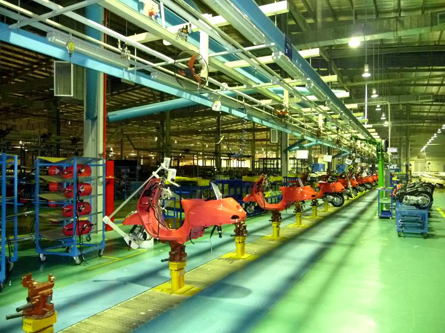 南京电动车流水线（板链）