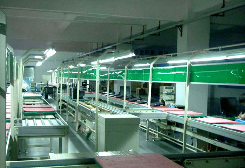 南京显示器生产线（倍速链滚筒结合）